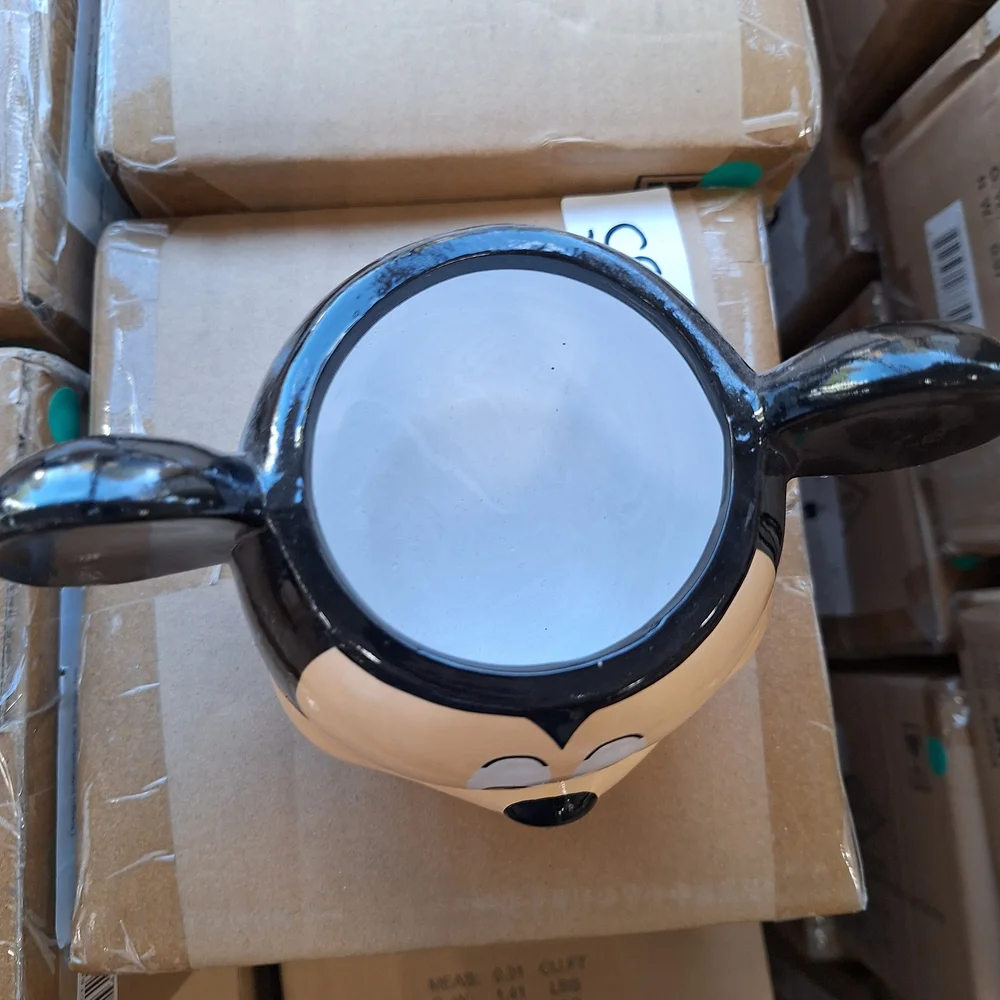 Disney Mickey Mouse Ceramic Planter - Black and Cream